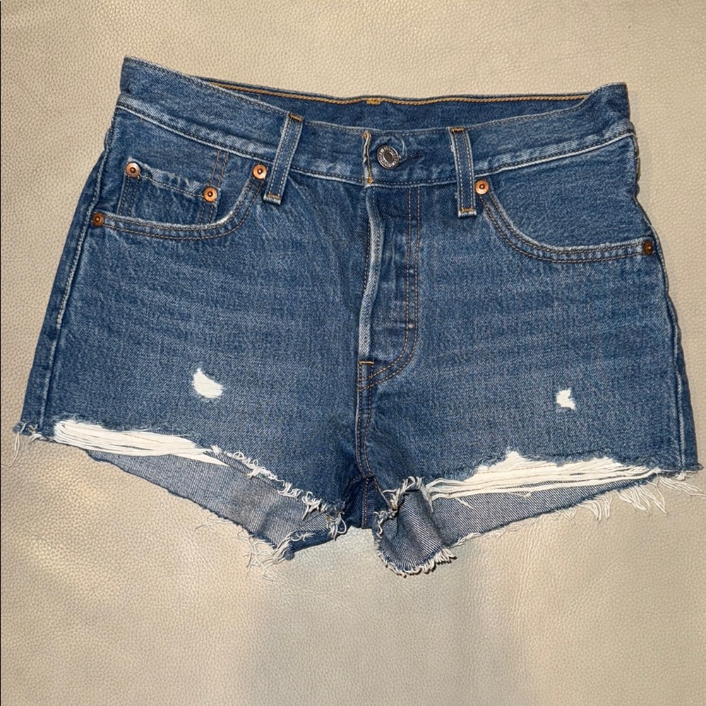 Levi's Denim Blue Women's Shorts
